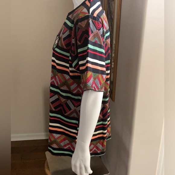 LRG All Over Multicolor Print Crew Neck Short Sleeve Crew Neck Shirt - Picture 5 of 6